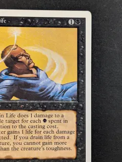 MTG - 1x Drain Life - Unlimited Edition - Played - Vintage - Magic The Gathering - Image 4