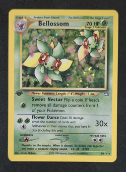 Bellossom 3/111 Neo Genesis 1st Edition +swirly - Image 1
