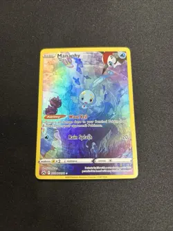 Pokemon Manaphy GG06/GG70 Ultra Rare Full Art Holo Crown Zenith Gallery - Image 1