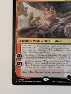 MTG - 1x Minsc & Boo Timeless Heroes - Baldur's Gate - NM - Magic The Gathering - Image 5