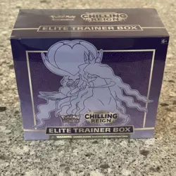 NEW Chilling Reign Ice Rider Sword & Shield Pokemon Elite Trainer Box ETB Sealed - Image 1