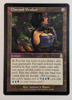 MTG - 1x Charmed Pendant - Odyssey - NM - Vintage Rare - Magic The Gathering 298 - Image 1
