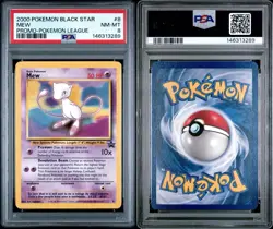 ✨2000 Pokemon Black Star Mew 8 Wotc Promo Regular GRADED PSA 8 - Image 5