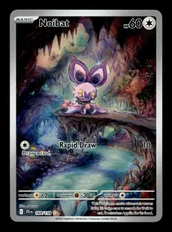 Noibat 169/159 SV09: Journey Together Holofoil Illustration Rare Pokemon TCG - Image 1