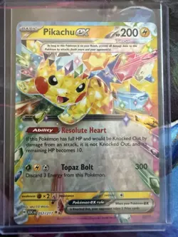 Pokemon TCG - Pikachu EX - Double Rare - Ascended Heroes - 057/217 - Near Mint - Image 1