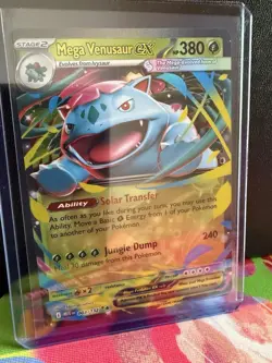 Pokemon TCG Mega Venusaur EX 003/132 Ultra Rare Holo Mega Evolution - Image 1