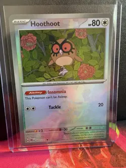 Hoothoot 077/131 Poke Ball - Pokemon TCG Prismatic Evolutions - Image 1