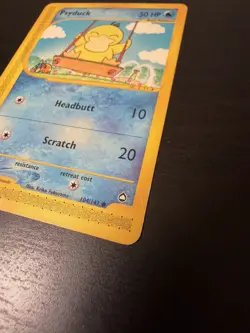 Pokemon Psyduck Aquapolis 104/147 Regular Common English Card 2002 - Image 2
