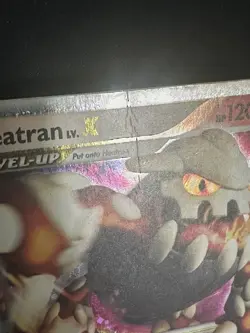 Heatran LV X DP31 Pokemon Diamond Pearl Black Star Promo Ultra Rare Holo DMG - Image 2