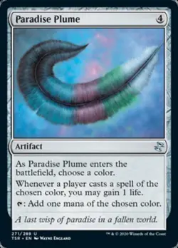 Paradise Plume - Near Mint MTG Time Spiral Remastered - Image 1
