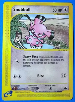 Pokemon Snubbull 101/144 Skyridge Regular - Image 1