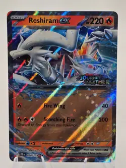 (Stamped) Reshiram ex - 030/159 - Pokemon Journey Together Stamp Promo Holo NM - Image 1