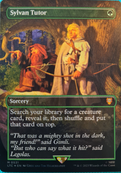 MTG - Sylvan Tutor - Silver Foil - Hildebrandt Art - Lord of the Rings - Magic - Image 2