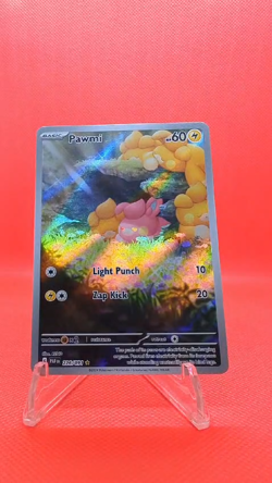 Pokemon TCG Pawmi Scarlet & Violet: Paldean Fates 226/091 Holo Illustration Rare - Image 2
