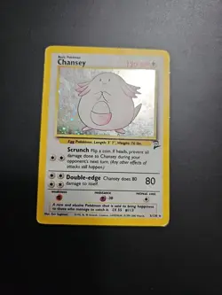 *Chansey!* Pokemon 003/102 Base Set Holo Rare - Image 1