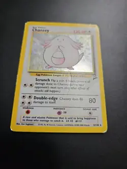 *Chansey!* Pokemon 003/102 Base Set Holo Rare - Image 2