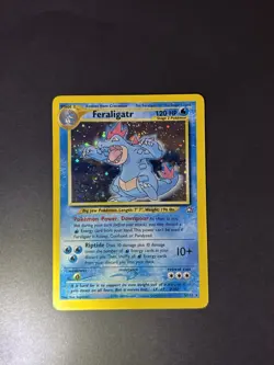 Wizards Pokemon TCG Feraligatr 5/111 Neo Genesis Holo Rare HP120 Eng 2000 - Image 3