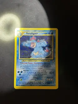 Wizards Pokemon TCG Feraligatr 5/111 Neo Genesis Holo Rare HP120 Eng 2000 - Image 4