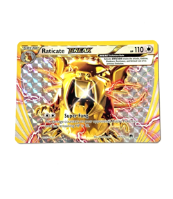 Pokemon Raticate BREAK 89/122 Breakpoint Holo Card - Image 1