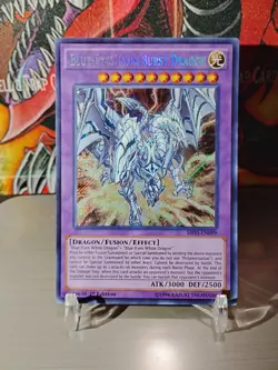 YuGiOh Blue-Eyes Twin Burst Dragon SHVI-EN099 Secret Rare 1st Edition - Image 1