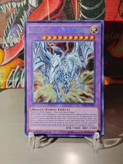 YuGiOh Blue-Eyes Twin Burst Dragon SHVI-EN099 Secret Rare 1st Edition - Image 2