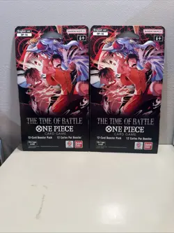 One Piece TCG English OP-16 The Time of Battle Booster 2 Packs - Image 1