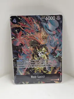 Rob Lucci (Illustration Box EX) SEALED Promo OP05-093 One Piece Card Game - Image 1