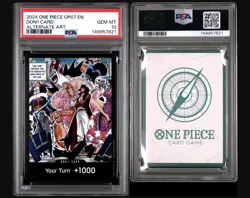 PSA 10 One Piece Don!! Card Alt Art OP07 500 Years in the Future English 2024 - Image 3
