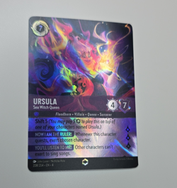 Disney Lorcana Ursula - Sea Witch Queen Enchanted Holo 208/204 EN 4 - Image 1