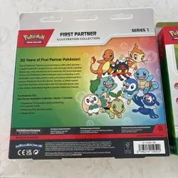 2 x Pokemon First Partner Illustration Collection Series 1 Brand New Sealed - Image 2