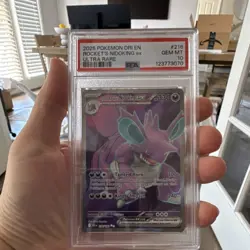 PSA 10 Team Rocket's Nidoking ex 216/182 Sv10 Destined Rivals Ultra Rare Holo - Image 1