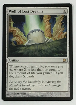 MTG - 1x Well of Lost Dreams - Darksteel - NM Rare Magic The Gathering Artifact - Image 1