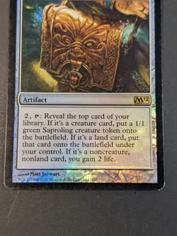 MTG - 1x Druidic Satchel - Magic Core Set 2012 - LP - Foil Rare - M12 - #207 - Image 4