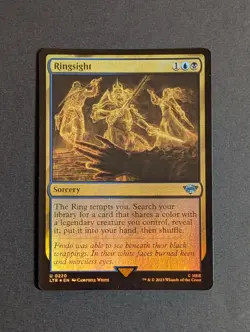 MTG -1x Ringsight - NM Foil - Lord of the Rings: Tales of Middle Earth - #220 - Image 5