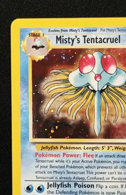 Misty's Tentacruel 010/132 Gym Heroes Holo Rare WoTC Pokemon 2000 LP - Image 3