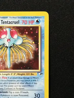 Misty's Tentacruel 010/132 Gym Heroes Holo Rare WoTC Pokemon 2000 LP - Image 4