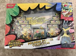 Pokemon TCG Ascended Heroes Mega Lucario Premium Poster Collection *Slight Tear* - Image 1