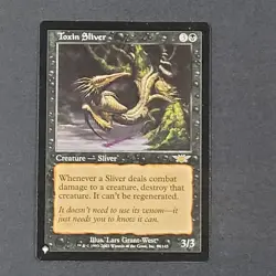 MTG - Toxin Sliver - Mystery Booster: Legions - NM/LP - Rare Black - Magic 2020 - Image 2