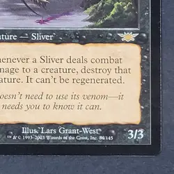 MTG - Toxin Sliver - Mystery Booster: Legions - NM/LP - Rare Black - Magic 2020 - Image 3