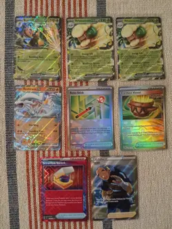 Pokemon TCG Ultra Rare Lot ×8 EX, Pokeball, Full Art (Has One Duplicate) - Image 1