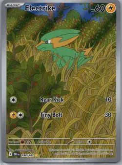 Electrike 196/182 SV10: Destined Rivals Pokemon TCG Illustration Rare NM - Image 1