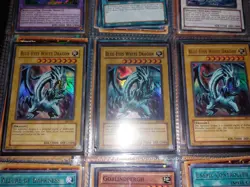 Yugioh Cards Singles- Blue-Eyes White Dragon SKE-001 X3 - Image 2