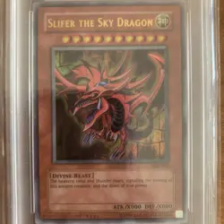 2003 Yugioh Promo #001 Slifer The Sky Dragon English Game Boy Advance PSA 10 GEM - Image 5