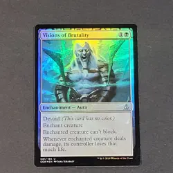 MTG - 1x Visions of Brutality - Oath of the Gatewatch - NM - Foil - Magic - 2016 - Image 3