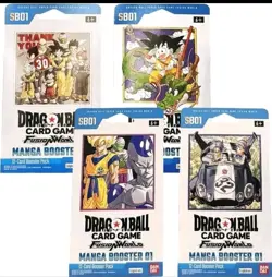 Dragon Ball Super Fusion World SB01 Manga Booster 01 Sleeved Pack Single Pack - Image 1