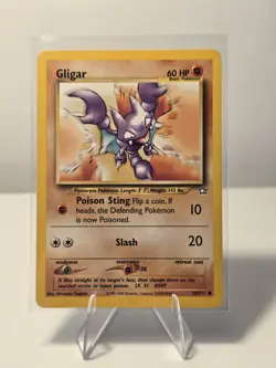 Pokemon TCG Gligar Neo Genesis 59/111 Regular LP. - Image 1
