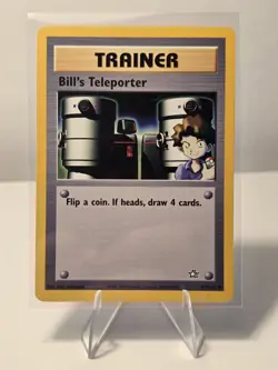 Pokemon TCG Bill's Teleporter Neo Genesis 91/111 Regular NM LP - Image 1