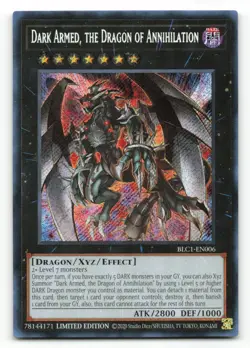 Dark Armed, the Dragon of Annihilation (BLC1-EN006, Secret Rare) NM - Image 1