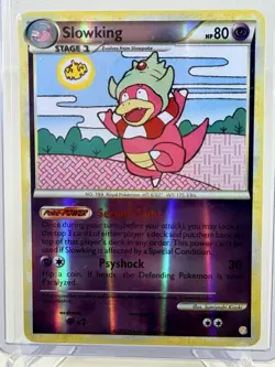Pokemon Slowking Heartgold & Soulsilver 12/123 Reverse Holo Rare NM Near Mint - Image 1