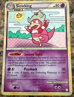 Slowking 12/123 HS HeartGold SoulSilver Rare Holo NM/LP Pokemon TCG 2010 - Image 1